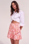 Poupette St Barth Mini Skirt Mabelle In Red