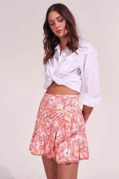 Poupette St Barth Mini Skirt Mabelle In Red