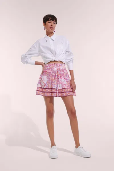 Poupette St Barth Mini Skirt Reine In Multi