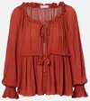 Poupette St Barth Moon Top In Red
