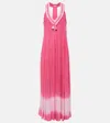Poupette St Barth Nava Maxi Dress In Pink