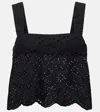 Poupette St Barth Noa Broderie Anglaise Top
