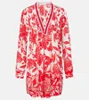 Poupette St Barth Ola Floral Minidress In Multi