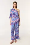 Poupette St Barth Pant Cecile In Blue Ashanti
