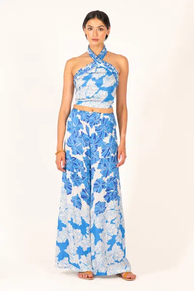 Poupette St Barth Pant Clea In Blue