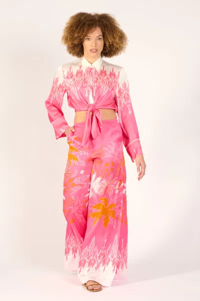 Poupette St Barth Pant Clea In Pink