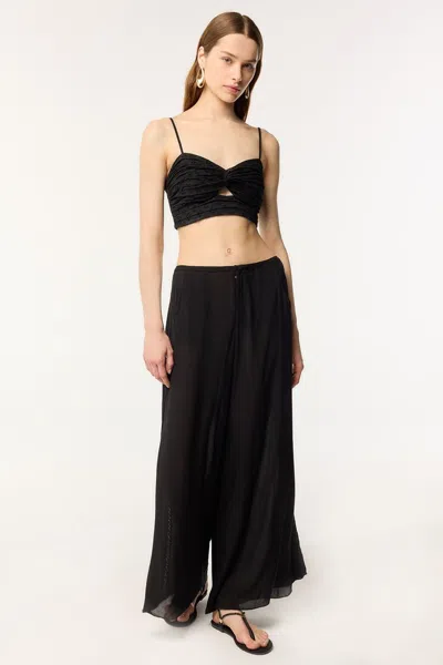 Poupette St Barth Pant Cleo In Black