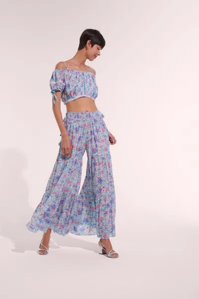 Poupette St Barth Pant Soledad In Blue