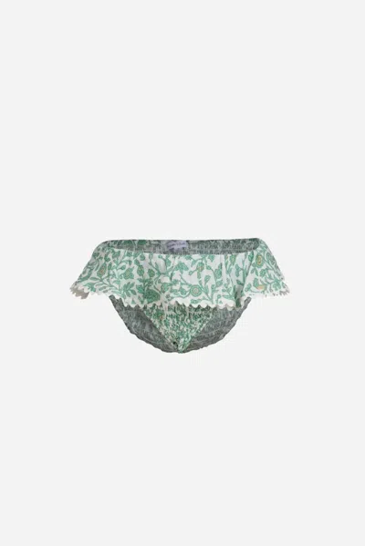 Poupette St Barth Panty Chiara For Girls In Green