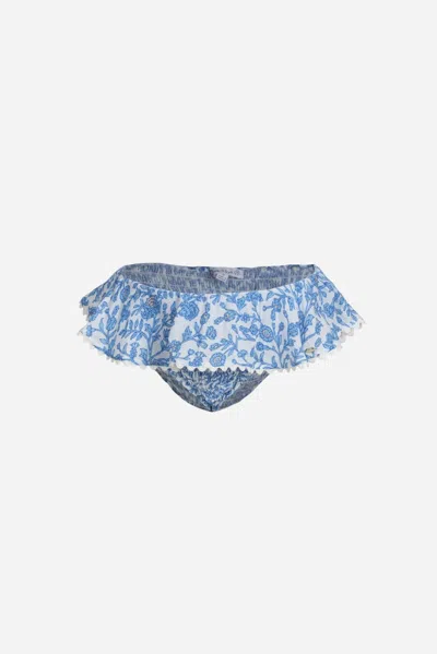 Poupette St Barth Panty Chiara For Girls In Blue