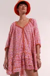 Poupette St Barth Poncho Nava In Pink