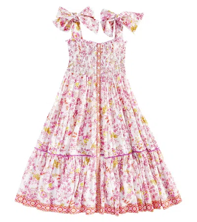 Poupette St Barth Kids' Printed Dress In Pink