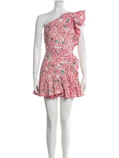 Pre-owned Poupette St Barth Printed Mini Dress In Multi