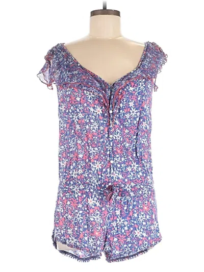 Pre-owned Poupette St Barth Romper In Blue