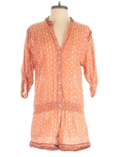 Pre-owned Poupette St Barth Romper In Orange