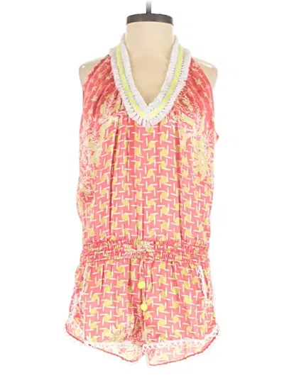 Pre-owned Poupette St Barth Romper In Pink