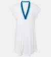 Poupette St Barth Sasha Fringed Minidress In White