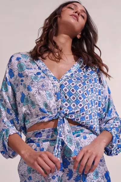 Poupette St Barth Shirt Azia In Blue