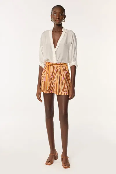 Poupette St Barth Shirt Azia In Natural White