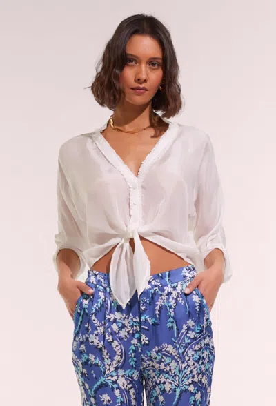 Poupette St Barth Shirt Azia In White