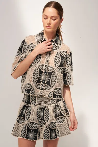 Poupette St Barth Shirt Java In Animal Print