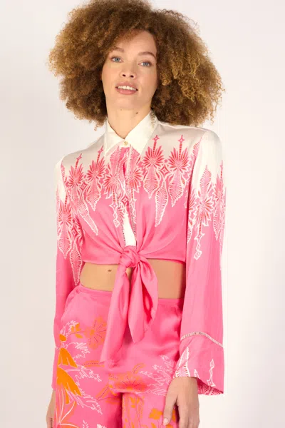 Poupette St Barth Shirt Sidonie In Pink