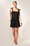 Poupette St Barth Short Chantal In Black