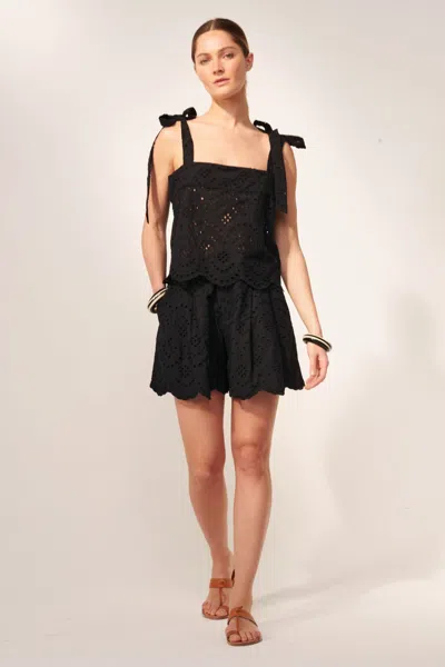 Poupette St Barth Short Chantal In Black