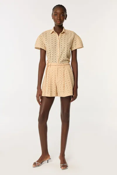 Poupette St Barth Short Chantal In Cream