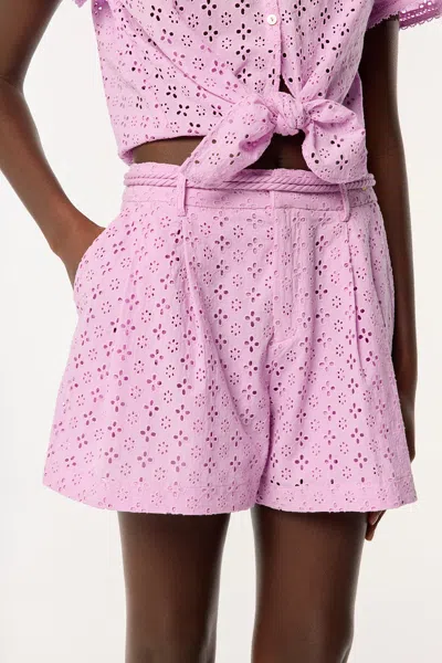 Poupette St Barth Short Chantal In Lilac