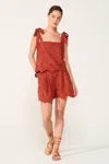 Poupette St Barth Short Chantal In Red