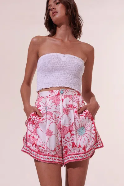 Poupette St Barth Short Isabelle In Pink