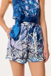 Poupette St Barth Short Isabelle In Blue Soho