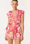 Poupette St Barth Anaik Floral Romper