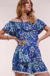 Poupette St Barth Short Jumpsuit Bella In Blue
