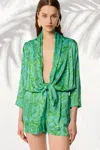 Poupette St Barth Kurzer Overall Celie