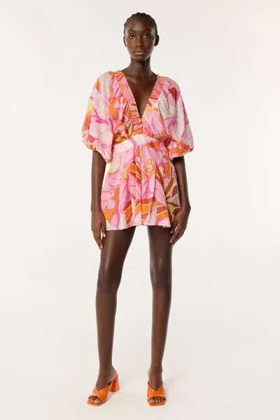 Poupette St Barth Short Jumpsuit Chantal In Multi
