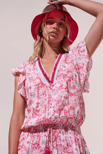 Poupette St Barth Short Jumpsuit Sasha In Multi