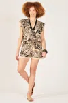 Poupette St Barth Short Jumpsuit Sasha In Multi