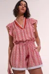 Poupette St Barth Short Jumpsuit Sasha In Pink
