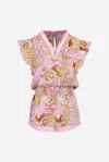 Poupette St Barth Short Jumpsuit Sasha For Girls