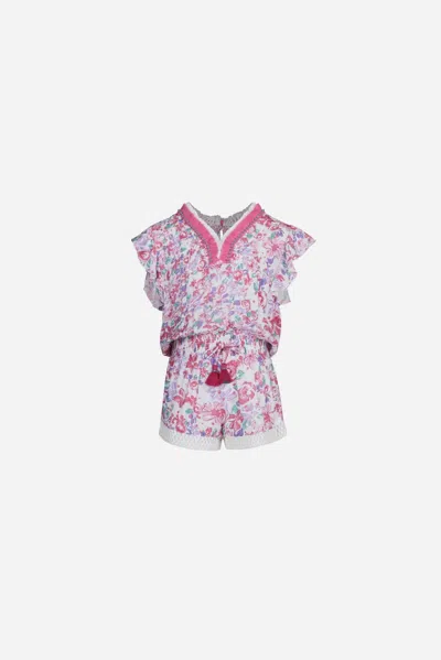 Poupette St Barth Short Jumpsuit Sasha For Girls