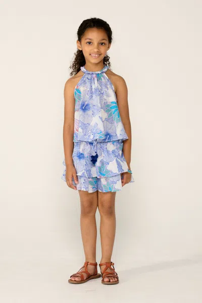 Poupette St Barth Short Thalia For Girls In Multi