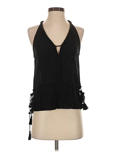 Pre-owned Poupette St Barth Sleeveless Blouse In Black