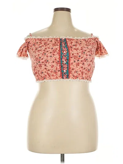Pre-owned Poupette St Barth Sleeveless Blouse In Orange