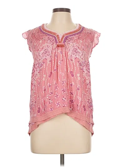Pre-owned Poupette St Barth Sleeveless Blouse In Pink