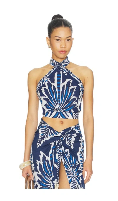 Poupette St Barth Suma Top In Blue