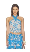 Poupette St Barth Suma  トップ In Blue