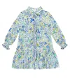 Poupette St Barth Tesorino Floral Dress In Blue