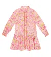 Poupette St Barth Tesorino Floral Dress In Pink